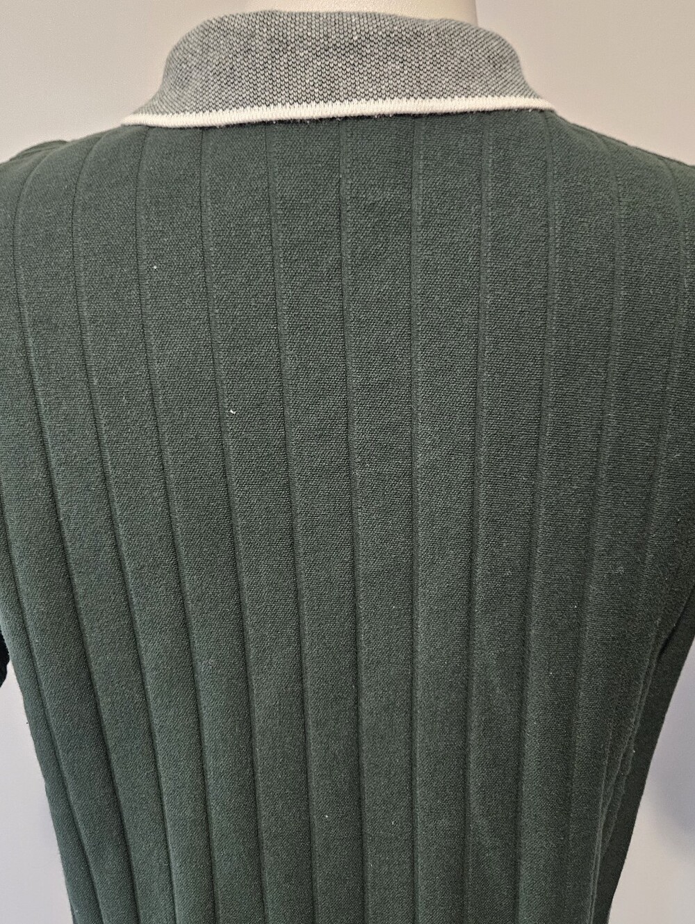 Lee Sport Miami Hurricanes Vintage Polo Shirt Mens Dark Green Classic 90's Large - Picture 8 of 10